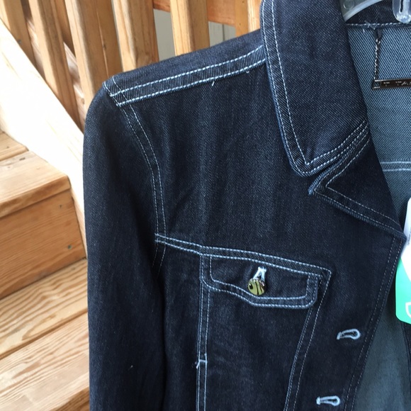 🖤Tahari Denim Jacket 🖤 - Picture 2 of 14
